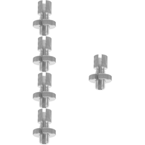 5Stk Kupplungs Bremsseil Einstellschrauben Aluminium Silber