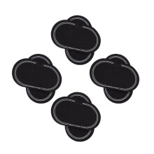 8St Zwarte Percussie Drum Skin Patches, Versterkte Drum Pads