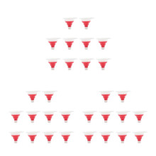 30Pcs Flexible Silicone Folding Funnels Wide Mouth for Kitchen Liquids