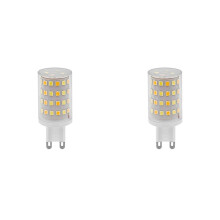 2X Ampoule LED G9 Tuya WiFi, Intensité Variable, 6 W, Halogène, Commande Vocale, 2 700-6 500 K, Prise UE.