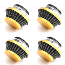 4pcs 42MM Air Filter for 47Cc 49Cc Super Pocket Bike Upgrade Kit  Dirt Bike Atv Quad Aluminium Air Filter Gold