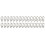 30Pcs Multipurpose Stainless Steel Spring Hook Carabiner Buckle Silver 8