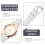 2Stk Langlebige Damen Uhr Quarz Weiß 7