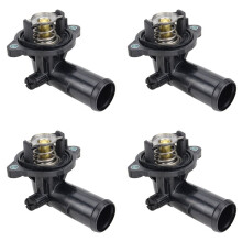 4X Car Engine Coolant Thermostat Housing for Ghibli 2014-2021 330424 323056