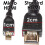 kenable Detachable HDMI Cable for Wall Installations & Pre Drilled Holes 1.8m 5