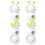Interactive Cat Toy Motion Activated Wack A Worm Post Toy Rechargeable Automatic Teasing Cat Toy with Tail for Cats 1