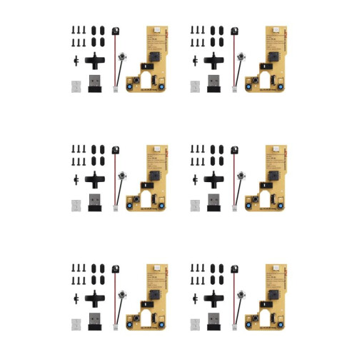 6X for Bamboo Lab DIY 3D Printing Wireless Mouse Kit Model 002 Computer Mouse Components with Printer Parts and Hardware