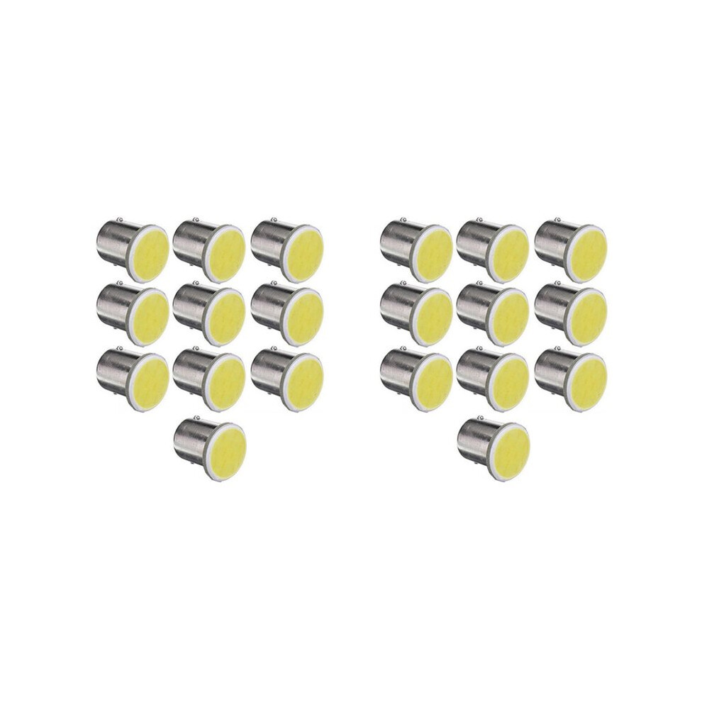 20Pcs 1156 Ba15s P21w Led Car Led 1156 Lamp Cob 12 Smd 12V Voltage White 4713862620670