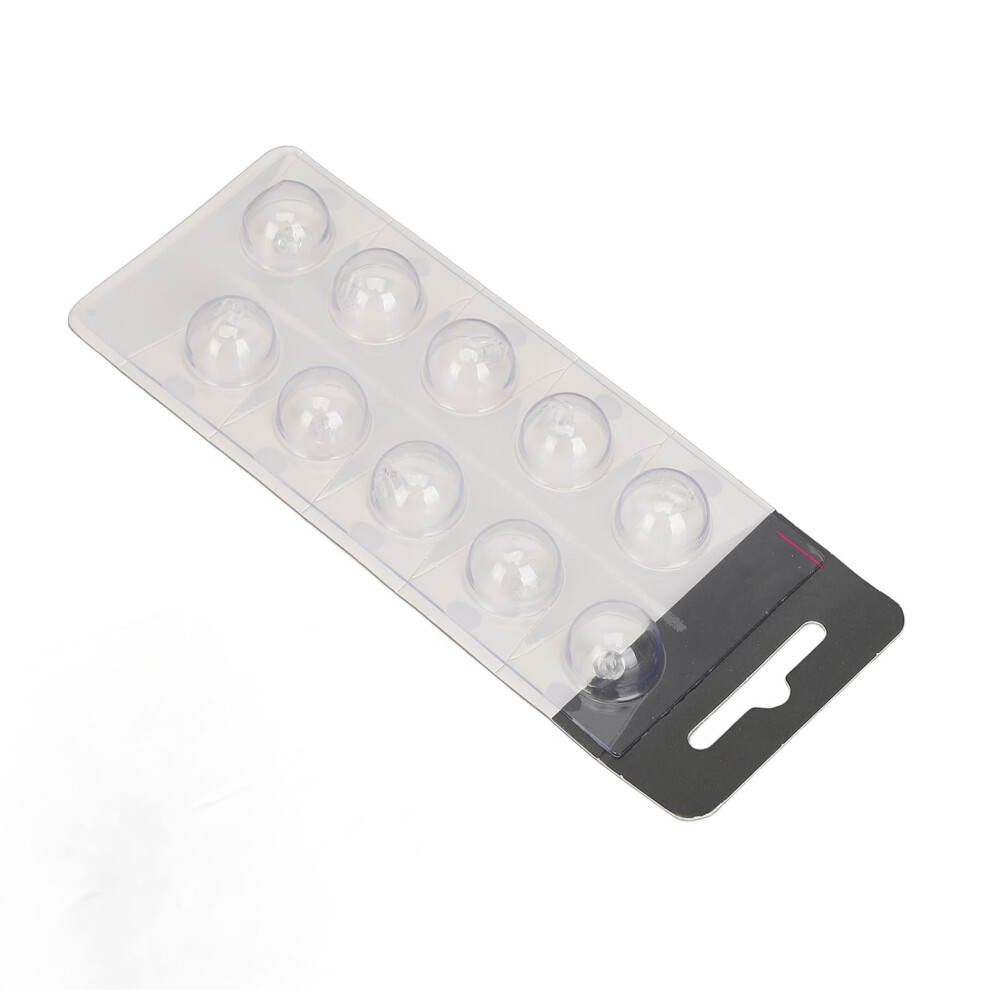 10pcs Open Domes MiniFit Tips 10mm / 0.39in Clear