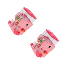 2Stk Lustiger Wasserdispenser Kinder Spielzeug Mini ABS Pink