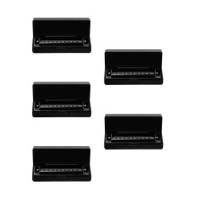 5Stk Metall ABS Mundharmonika 10 Löcher Chromatisch Schwarz Anfänger