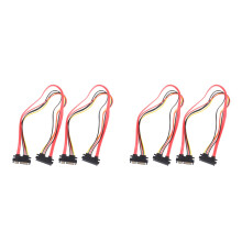 4Stk Power Adapter Kabel Kupfer Computer Stromanschluss Bunte Farben