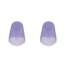 2Pcs Lavender Silicone Saxophone Mouthpiece Covers Protective Sleeves