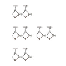 8Stk Aluminium Truss Lichtklammer Silber Robuste Lampenzubehör