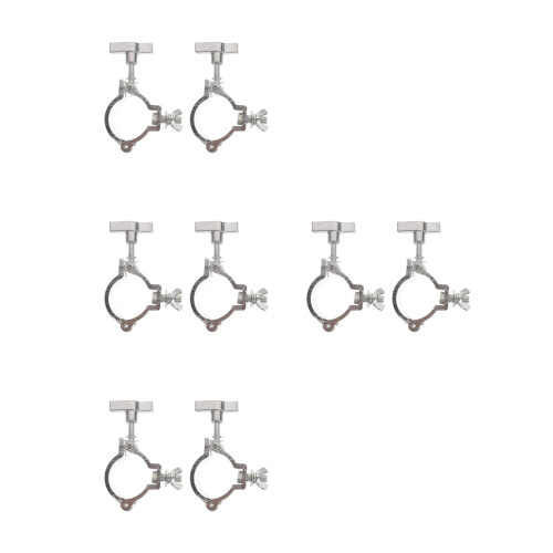 8Stk Aluminium Truss Lichtklammer Silber Robuste Lampenzubehör
