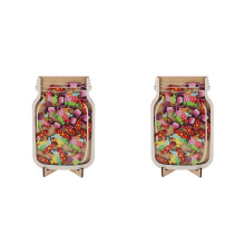 2Stk Holz Reward Jar Mit Stern Design, Klassenzimmer Belohnungssystem