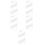 5Pcs Acrylic Wall Mirror Irregular DIY Home Makeup Mirror Transparent 1
