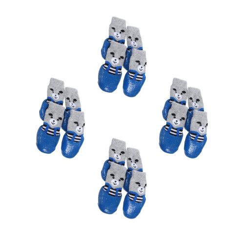 16Pièces Chat Coton Imperméables Antidérapantes