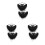 6Stk Halloween Bart Schnurrbart Set Bequemen -Material 1