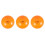 3Stk Inflatable Soft Volleyball PVC Für Indoor Training Orange 1
