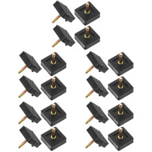 10Paare Schwarze High Heel Absatzkappen, PVC, Reparieren