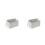 2Pcs Oxford Cloth Storage Pouch Hanging Bag for Bedside Grey 1