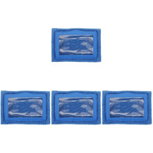 4Stk Multifunktionale Blaue Baumwoll-Armbänder Für Football Playkarten
