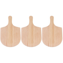 3Stk Holz Pizzaschieber Mit Griff Beige Holzbrett Für Pizza