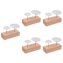 5Sets Mehrfarbiger Holz-Blumen-Nagelhalter Backzubehör Langlebig