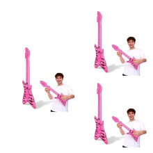3Pcs Multi-Color PVC Inflatable Guitar Models Party Decorations