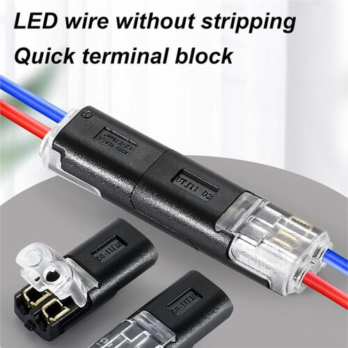 Ensemble de 30 Connecteurs Électriques Sans Outil pour Éclairage LED, Remorques et Projets de Bricolage 2