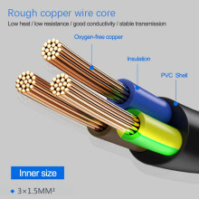 US NEMA 6-15P to IEC320 C13 AC Power Cord, 15A/250V Computer 3X2.08mm Extension Cable(US Plug)