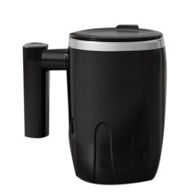 Zelfroerende Mok Koffiekopje USB Oplaadbare Automatische Magnetische Roerbeker 380Ml Zelfmengende Koffiekopje Zwart