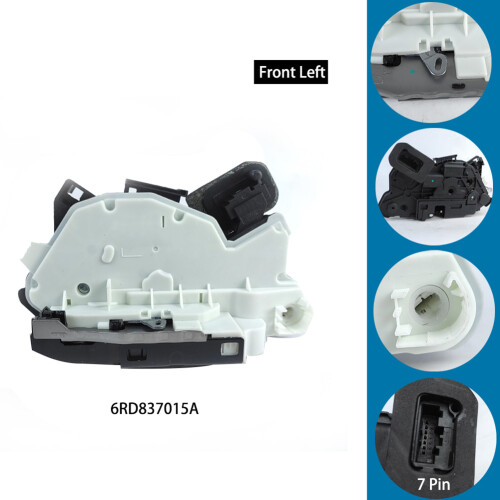 Door Lock  Actuator Compatible with  MK6 MK7  B7    6RD837015 Left Front 1