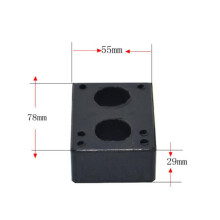 Skateboard Longboard PU Riser Pads StoßDäMpfung Skate Boards Halter Polster HöHen ErhöHung 29Mm Pad Teile,2 StüCk