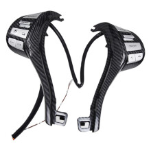 Car Carbon Fiber Multifunction Steering Wheel Combination Control for X-Trail 2013 Teana Navarre