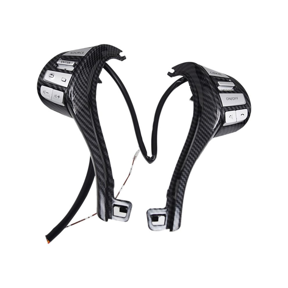 Car Carbon Fiber Multifunction Steering Wheel Combination Control For X-Trail 2013 Teana Navarre 4711306042378