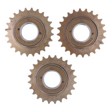 Single Speed Bicycle Freewheel Sprocket24Teeth High Reliability Bronze Coated Easy To Install Smooth Rotation Long Lasting