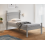 Mercers Furniture Corona Grey Wax 3'0" Single Low End Bed Frame Pine 1