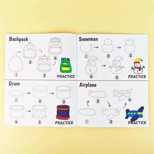 Graffiti Coloring Step-By-Step Drawing Book for Youngsters 48  Patterns Classroom Learning Tool Books Art 1