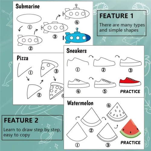 Graffiti Coloring Step-By-Step Drawing Book for Youngsters 48  Patterns Classroom Learning Tool Books Art 2