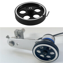 300mmX8mmX18mm Industrial Aluminum Rubber Measuring Encoder Meter Wheel for Industrial Encoder Encoder