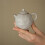 150ml Hammer Patterned Teapot Tea Infuser Pot Tea Brewing Kettle with Filter Drinkware Decoration 7