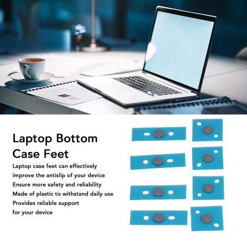 2 Sets Silver Laptop Feet Pads for 3rd-5th Gen Non Slip Support 2