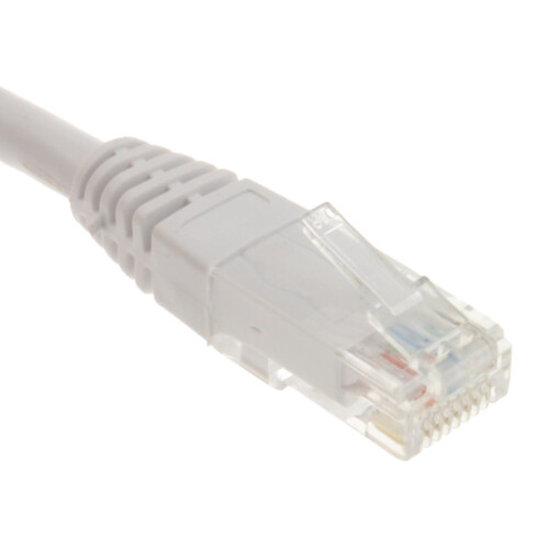 kenable Network CAT6 UTP Ethernet RJ45 Extension Male/Female Cable White  1m 2