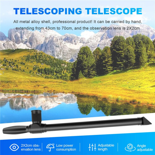 Adjustable Periscope 5X20 Magnification for Pool and Beach Diving Dead Angle Observation Hunting Monocular Telescope 1