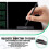 14.3-Inch Folding LCD Handwriting Writing Tablet with Split Screen Erasable Electronic Drawing Board and Note Book 4