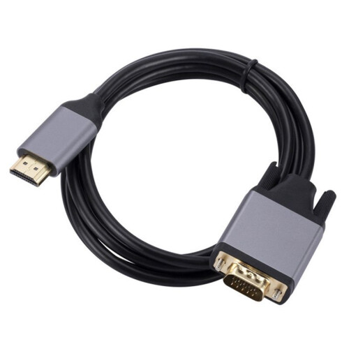 1080P -Compatible to VGA Adapter Cable 1.8m Data Cable 10Gbps HD Screen Cord with Audio Cable and Power Cable 1