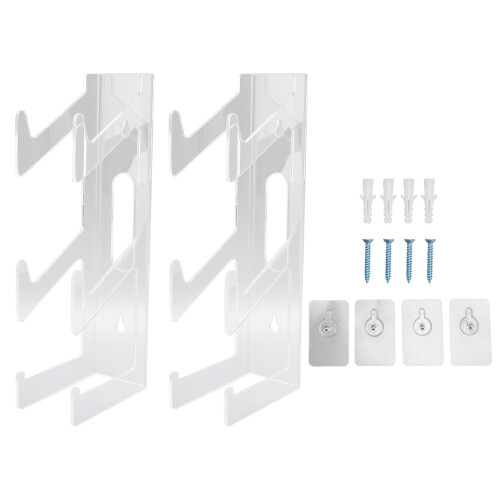 2 Stück Acryl-Controller-Ständer 5x10x25 cm für PS5 2