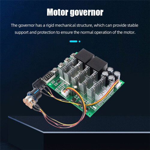 DC10V-55V Motor Speed Controller Digital Display 60A Regulator Speed Controller 12V-48V 100A Max Electrical Equipment 1